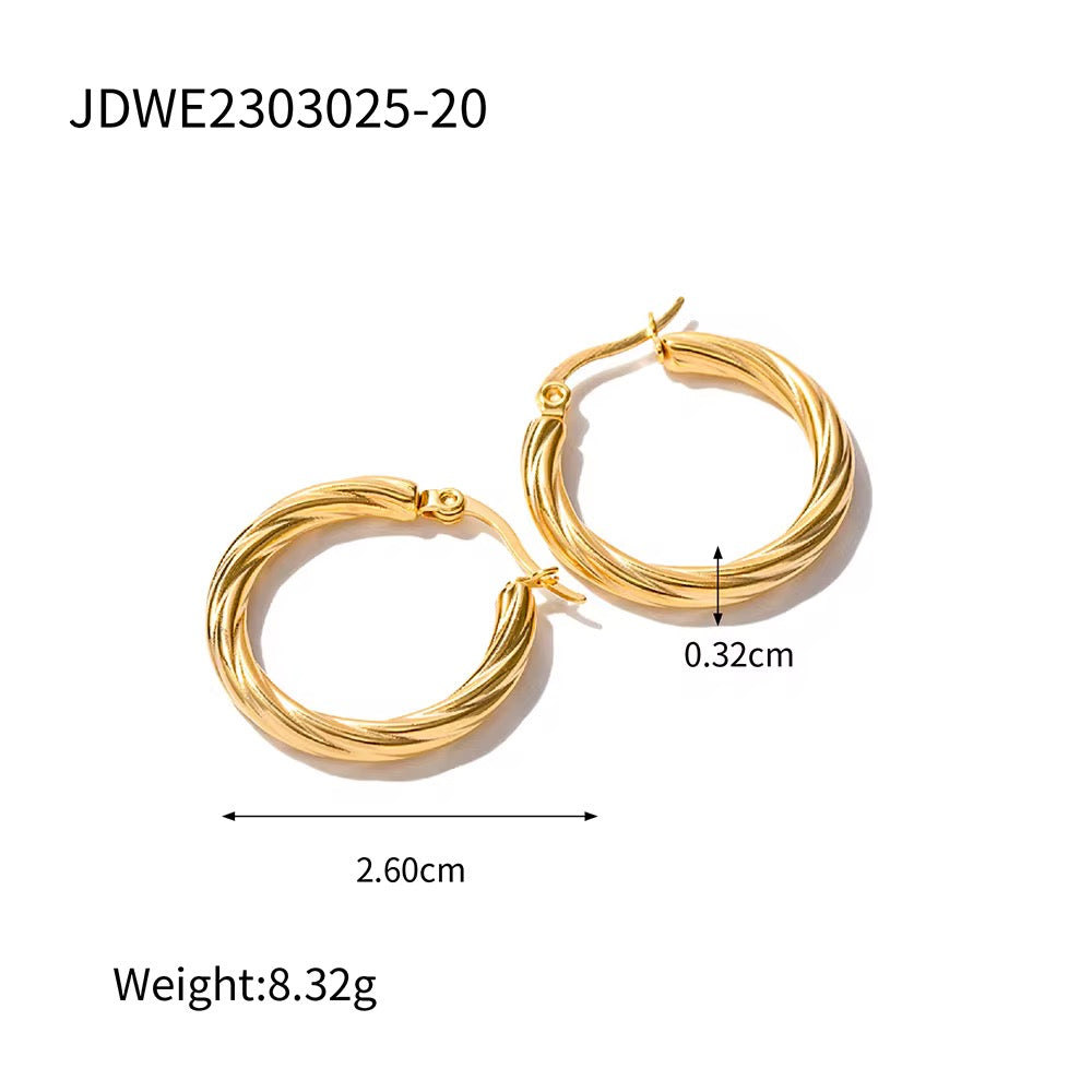 Penelope Hoop Earrings