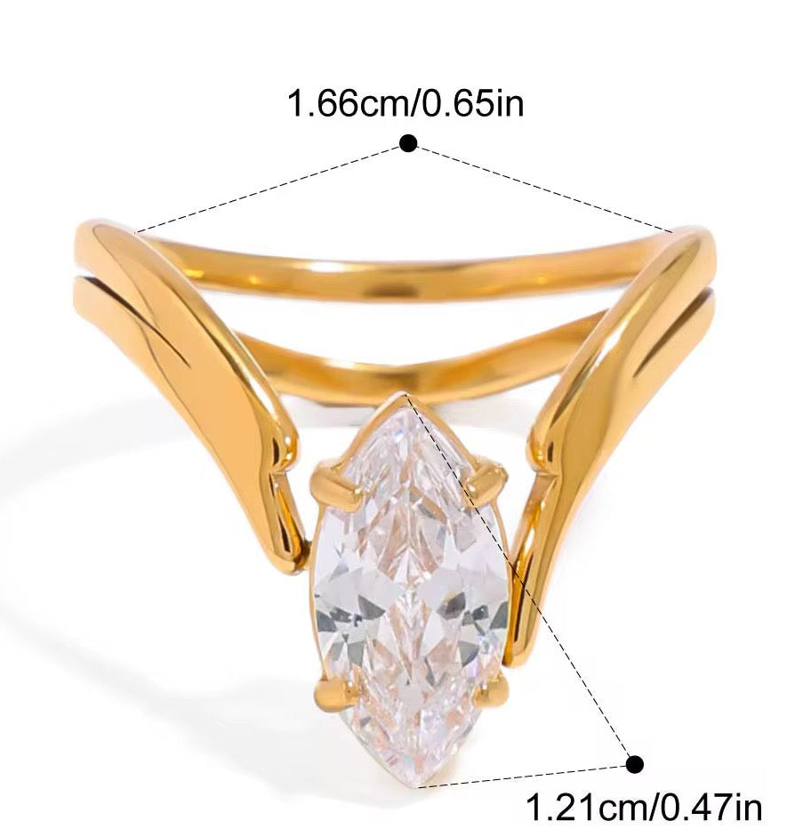 RESTOCKED! Zinnia Ring