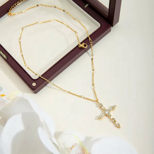 New! Gianna Cross Necklace